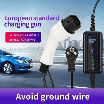 Home Tipo 2 Stazione di ricarica EV portatile 32A 7KW con cavo 5m e uscita 3,5KW