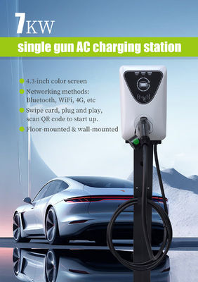 7kw 32a caricabatterie EV tipo 2 corrente regolabile Sicurezza dei veicoli elettrici 7kw caricabatterie EV